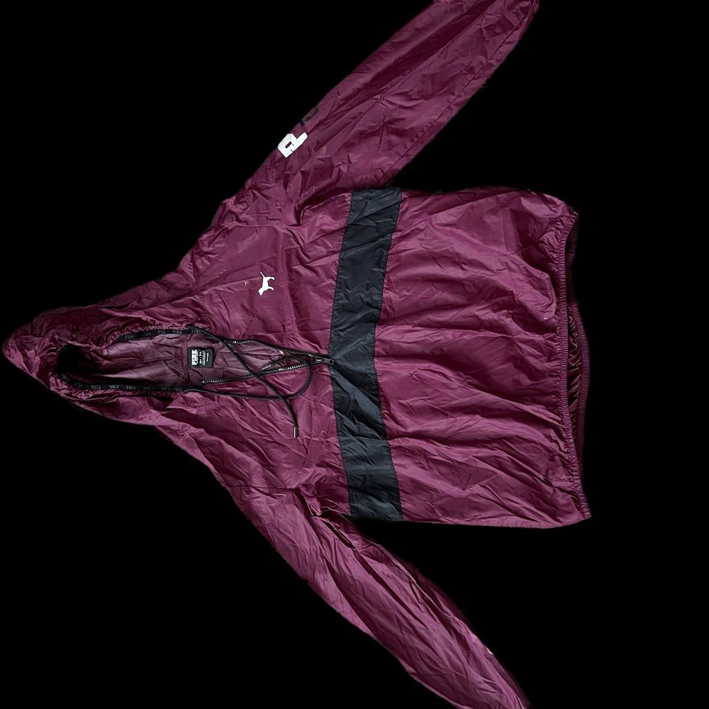pink wind breaker hoody